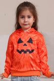 Oranje Halloween Family Suit sweatshirt met lange mouwen en capuchon