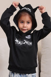 Zwart Halloween Familiekostuum Sweatshirt met capuchon