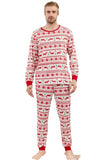 Red Deer bedrukte kerst familie pyjama sets