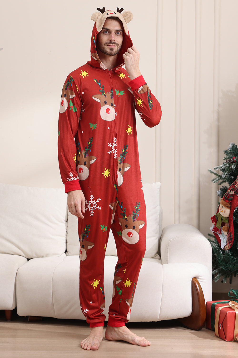 CHIFIGNO Pyjama Onesie voor Volwassenen Grappige Pyjama voor Vrouwen Mannen Cosplay Kerst Nachtkleding Lounge Wear, Leuke dieren, L CHIFIGNO Pyjama Onesie voor Volwassenen Grappige Pyjama voor Vrouwen Mannen Cosplay Kerst Nachtkleding Lounge Wear, Leuke dieren, L