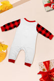 Zwart Rood Lange Mouw Geruite Broek Kerst Pyjama Set