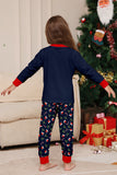 Marine Merry Christmas Print familie bijpassende pyjama set
