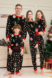 Kerst Gezellige Rode Print Familie Bijpassende Pyjama Set