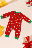 Kerst Gezellige Rode Print Familie Bijpassende Pyjama Set