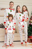 Kerst Gezellige Rode Print Familie Bijpassende Pyjama Set
