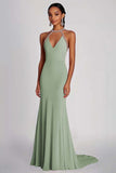 Schede Roze Kralen Halter Lange Chiffon Formele Jurk