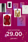 Mystery Box herenkleding – 1 willekeurig artikel (blazer / gilet / broek / overhemd) --- 29 €