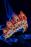 Luxe Crystal Prom Queen Pageant Golden Crown Tiara