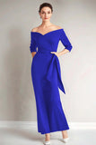 Marine zeemeermin strapless moeder van de bruid jurk