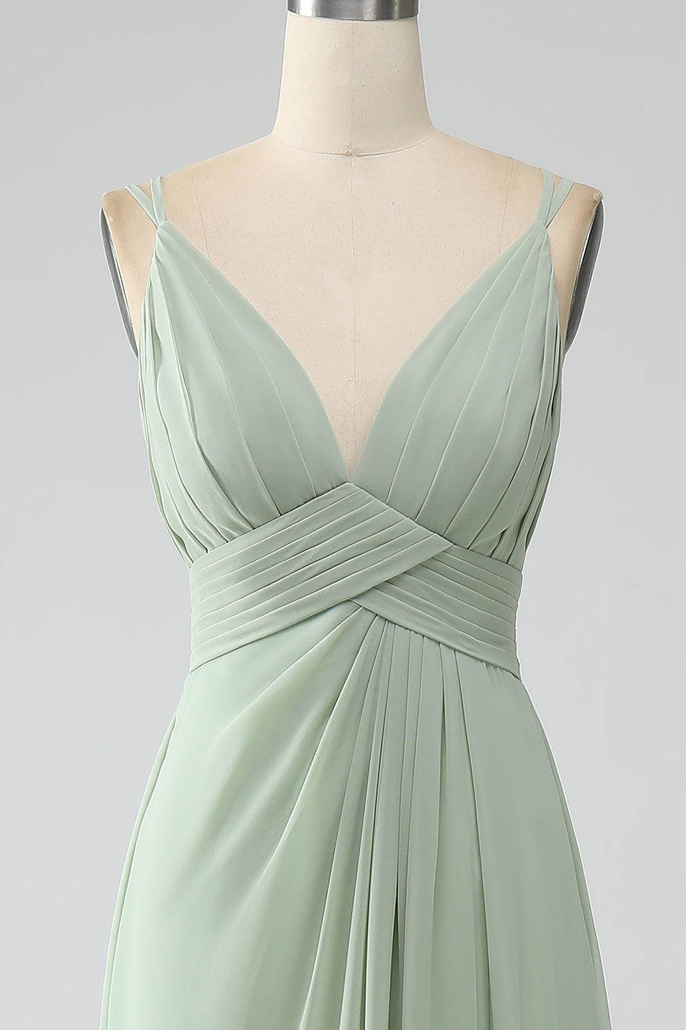 N/ C V-hals Lange Bruidsmeisjes Jurken met Split Chiffon A Lijn Geplooide Galajurken met Zakken C014, Stoffige Roos, 38 N/ C V-hals Lange Bruidsmeisjes Jurken met Split Chiffon A Lijn Geplooide Galajurken met Zakken C014, Stoffige Roos, 38