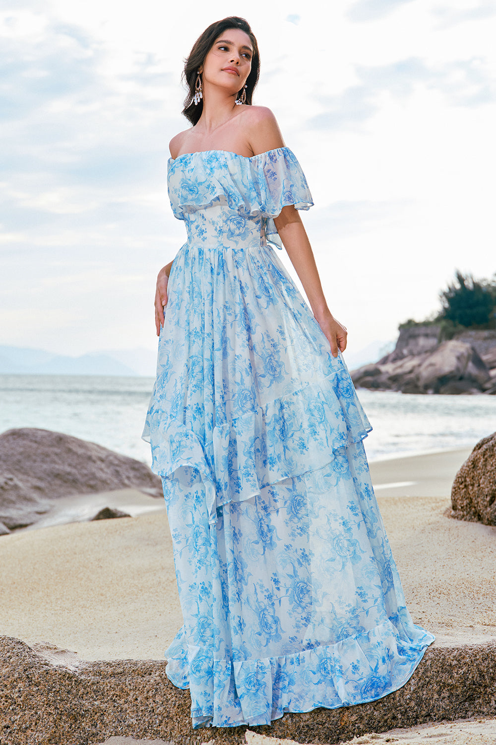 Anaya with Love Maxi-jurk met blote schouders en split, mouwloos, gala, bruiloft, gast, bruidsmeisje, baljurk, avondjurk, Bos Groen, 46 Anaya with Love Maxi-jurk met blote schouders en split, mouwloos, gala, bruiloft, gast, bruidsmeisje, baljurk, avondjurk, Bos Groen, 46