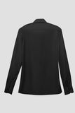 Zwart Solid Herenpak Shirt