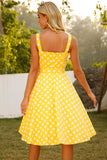 Gele Stippen jaren '50 Sundress