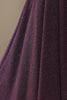 Afbeelding in Gallery-weergave laden, Charmante A-lijn paarse galajurk met split aan de voorkant