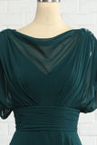 Groene Chiffon Moeder Jurk