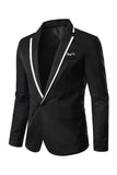 Roze Gekerfde Revers Heren Prom Blazer