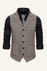Afbeelding in Gallery-weergave laden, Peak Revers Single Breasted Heren Pak Vest