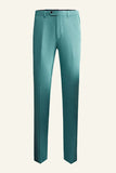 Mint 3-delige gekerfde revers heren prom suits