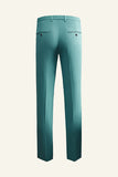 Mint 3-delige gekerfde revers heren prom suits