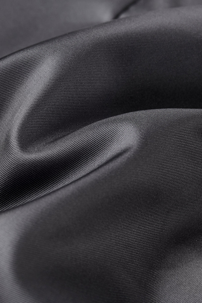 Afbeelding in Gallery-weergave laden, Mannen zwarte jacquard 3-delige sjaal revers galapakken
