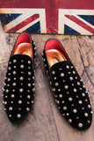 Heren Lederen Casual Schoenen Met Studs