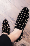 Heren Lederen Casual Schoenen Met Studs