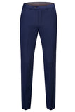 Marineblauw 3-delig Slim Fit Casual Smoking Suits