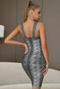Afbeelding in Gallery-weergave laden, Hollow Out Gold Bodycon Cocktail Jurk