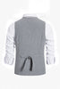 Afbeelding in Gallery-weergave laden, Single Breasted Slim Fit Gestreept HerenPak Vest