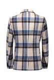 Blue Grid Blazer voor heren