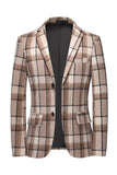 Blue Grid Blazer voor heren