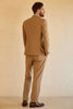 Afbeelding in Gallery-weergave laden, Bruine Single Breasted Peak Revers 3-delige heren trouwpakken