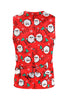 Afbeelding in Gallery-weergave laden, Rode sneeuwpop bedrukte 3-delige kerstfeest herenpakken