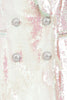 Afbeelding in Gallery-weergave laden, Sparkly White Fitted Pailletten Prom Blazer Voor Vrouwen