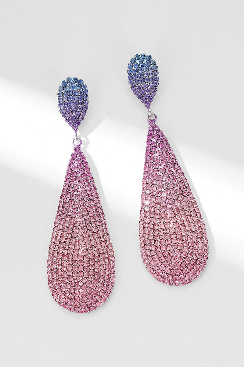 Afbeelding in Gallery-weergave laden, Sprankelende met diamanten ingelegde accessoires Luxe oorbellen