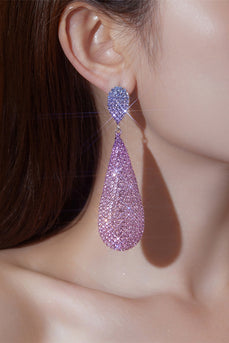 Sprankelende met diamanten ingelegde accessoires Luxe oorbellen