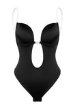 Zwarte Cut-Out Push-Up Tummy Control Shapewear