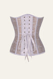 Black Steel Bone Lace Six-Star Flower Corset Shapewear