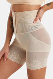 Abrikoos High-waisted Butt-Lifting Corset Lace Ademende Shapewear