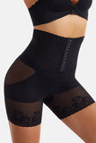 Abrikoos High-waisted Butt-Lifting Corset Lace Ademende Shapewear