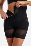 Abrikoos High-waisted Butt-Lifting Corset Lace Ademende Shapewear