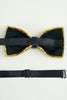 Afbeelding in Gallery-weergave laden, Gouden Verstelbare Vlinderdas Formele Smoking Bowtie