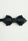 Zwarte Strass Verstelbare Party Bow Ties