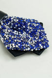 Zwarte Strass Verstelbare Party Bow Ties