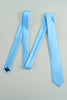 Afbeelding in Gallery-weergave laden, Blauwe stevige formele stropdas voor mannen