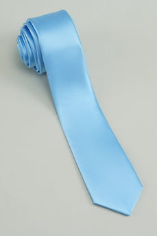 Blauwe stevige formele stropdas voor mannen