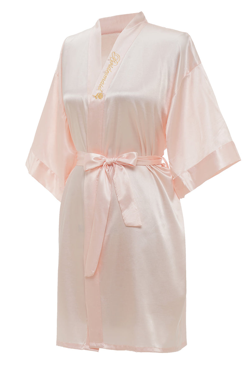Afbeelding in Gallery-weergave laden, Blush Eenvoudig Bruidsmeisje Robe