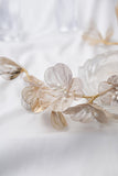 Champagne Pearl Bloemen Hoofdband