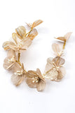 Champagne Pearl Bloemen Hoofdband