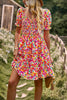 Afbeelding in Gallery-weergave laden, Off the Shoulder Zwarte Bloemenprint Zomerjurk